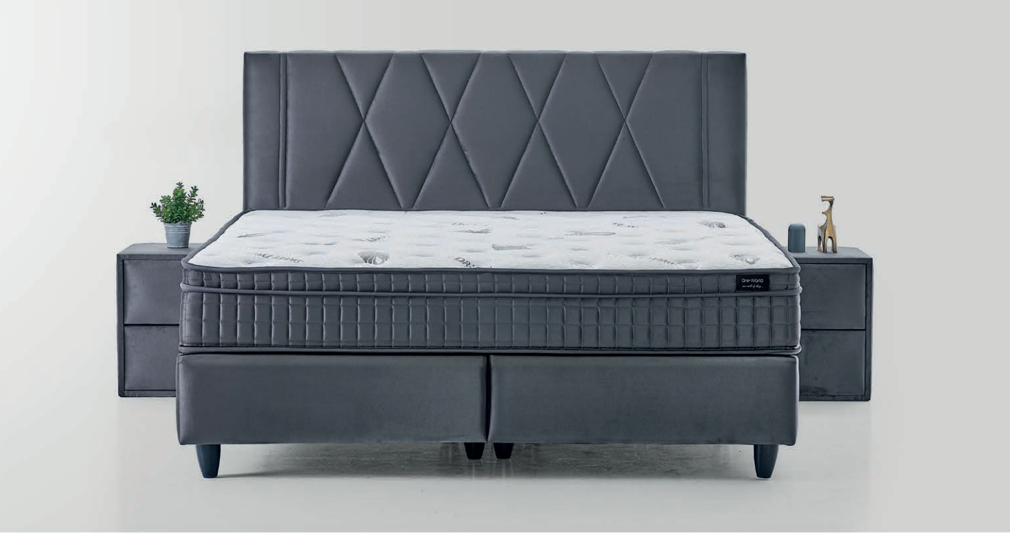 Loft seng inkl. gavl og madras